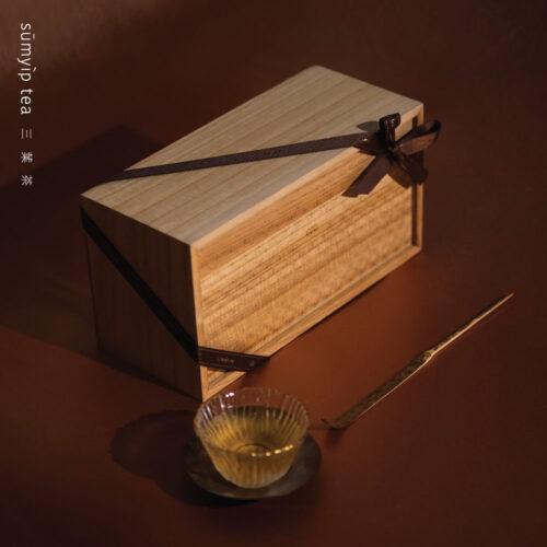 企業贈品訂製｜松・貳_松木茶禮盒訂製